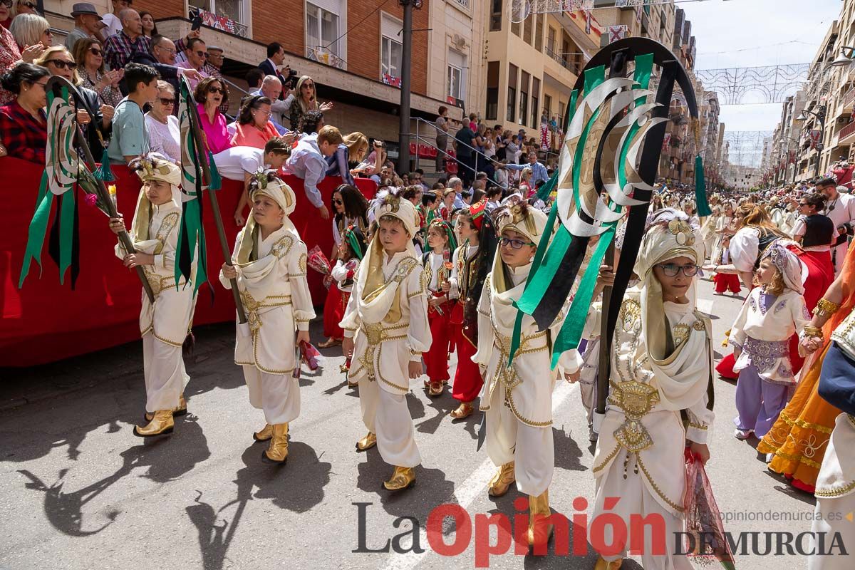 Desfile infantil del Bando Moro en las Fiestas de Caravaca