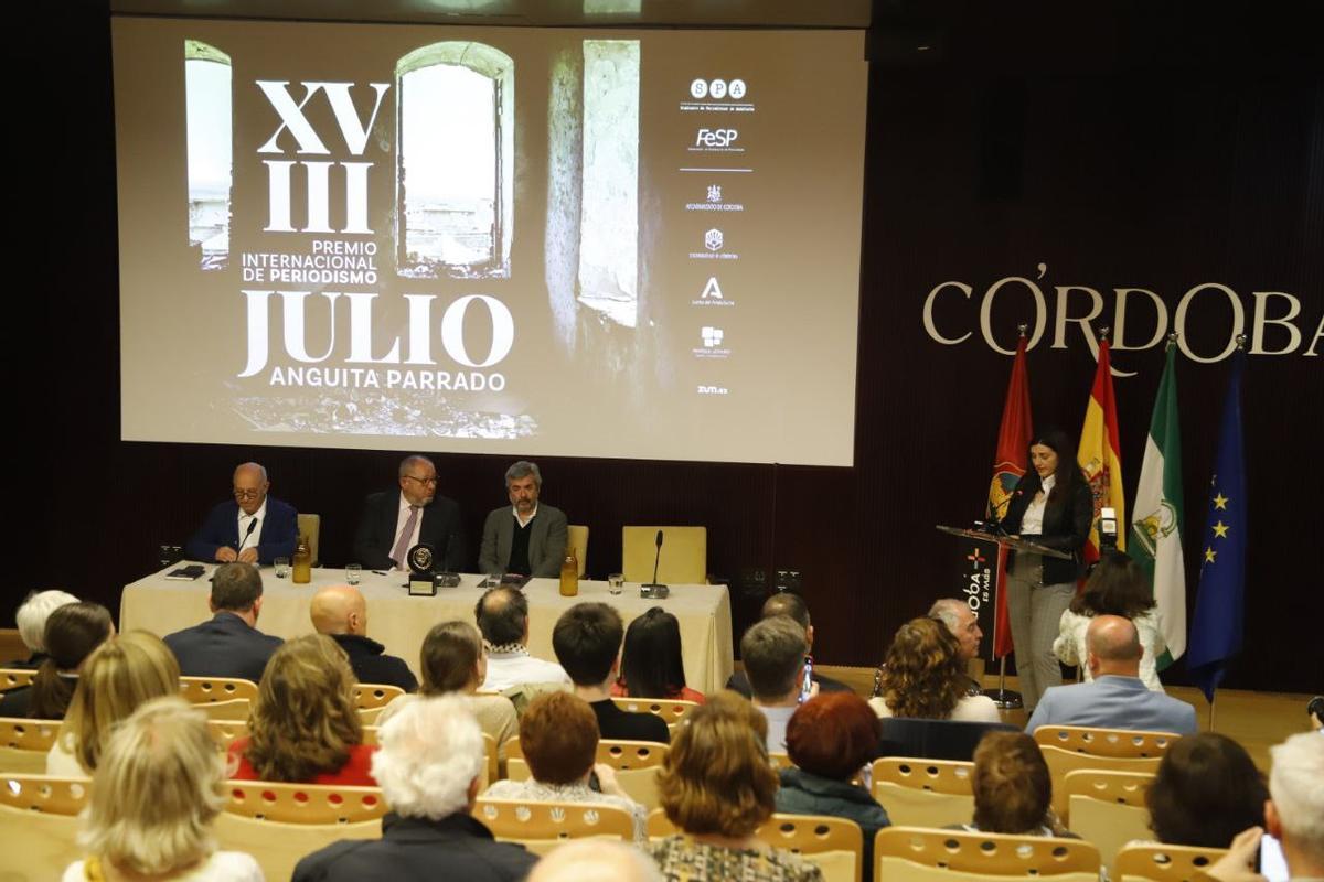 Entrega del 18º Julio Anguita Parrado en el CRV.