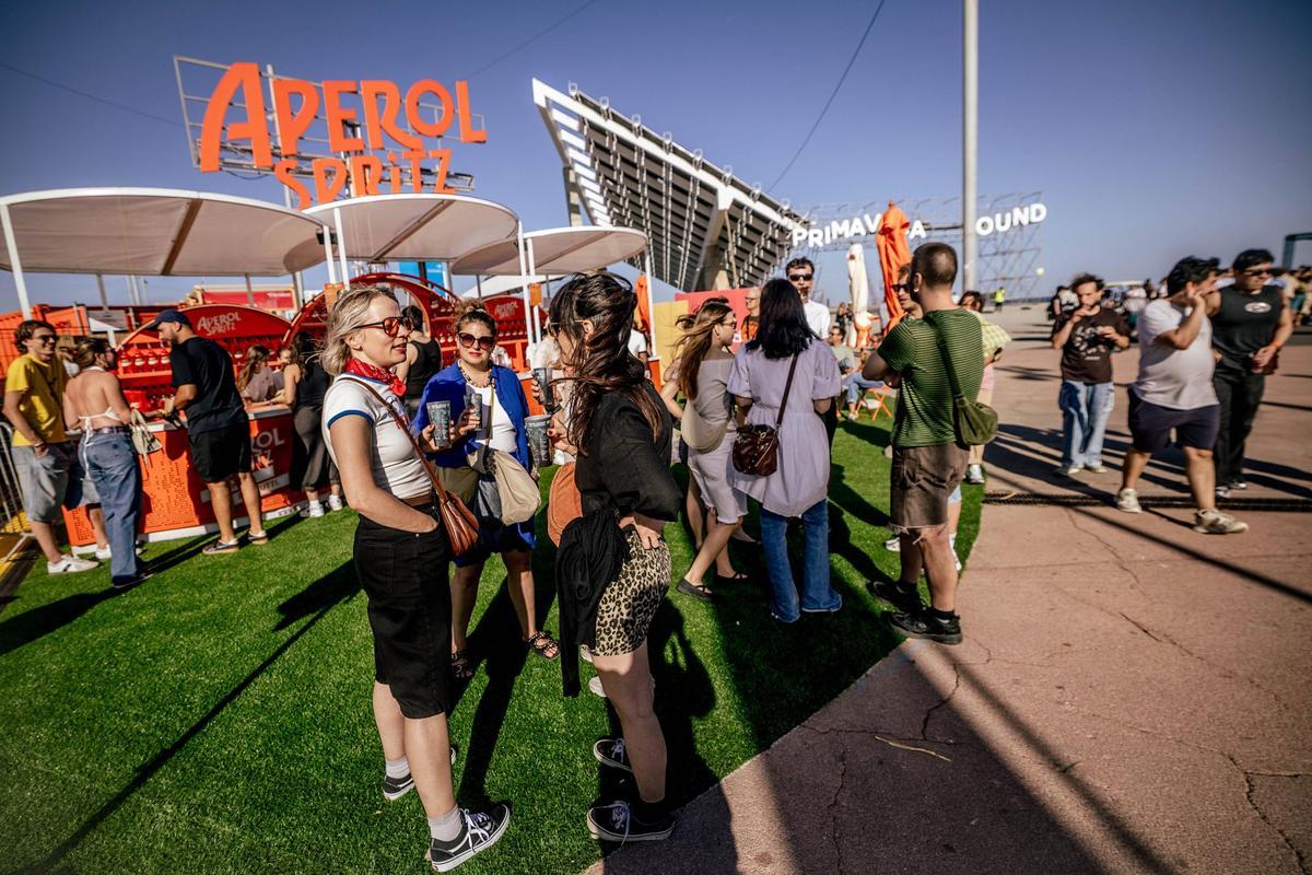 Ambiente en la jornada inaugural del Primavera Sound.