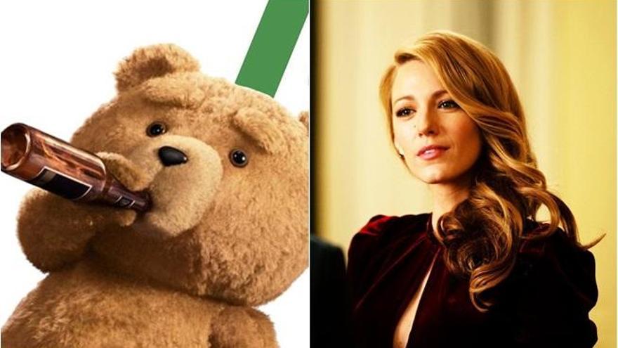 Una imagen de &#039;Ted 2&#039; y Blake Lively en &#039;El secreto de Adalyne&#039;.