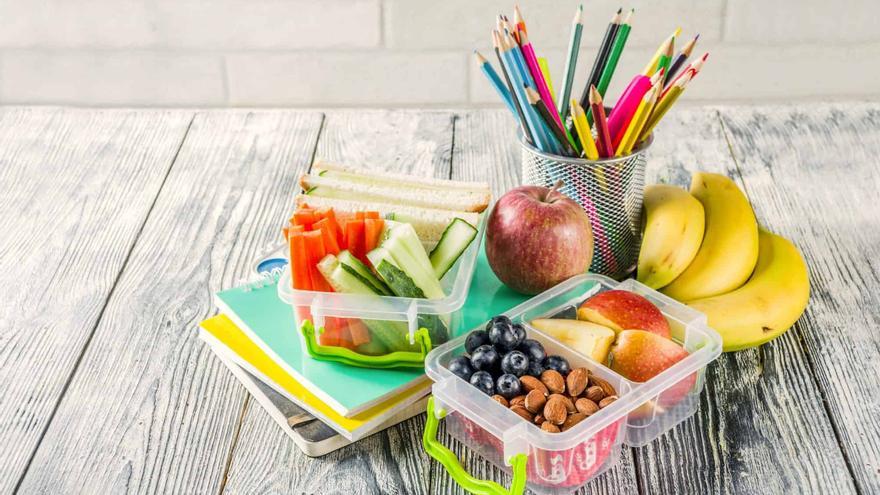 Ideas de almuerzos y meriendas saludables para llevar al colegio