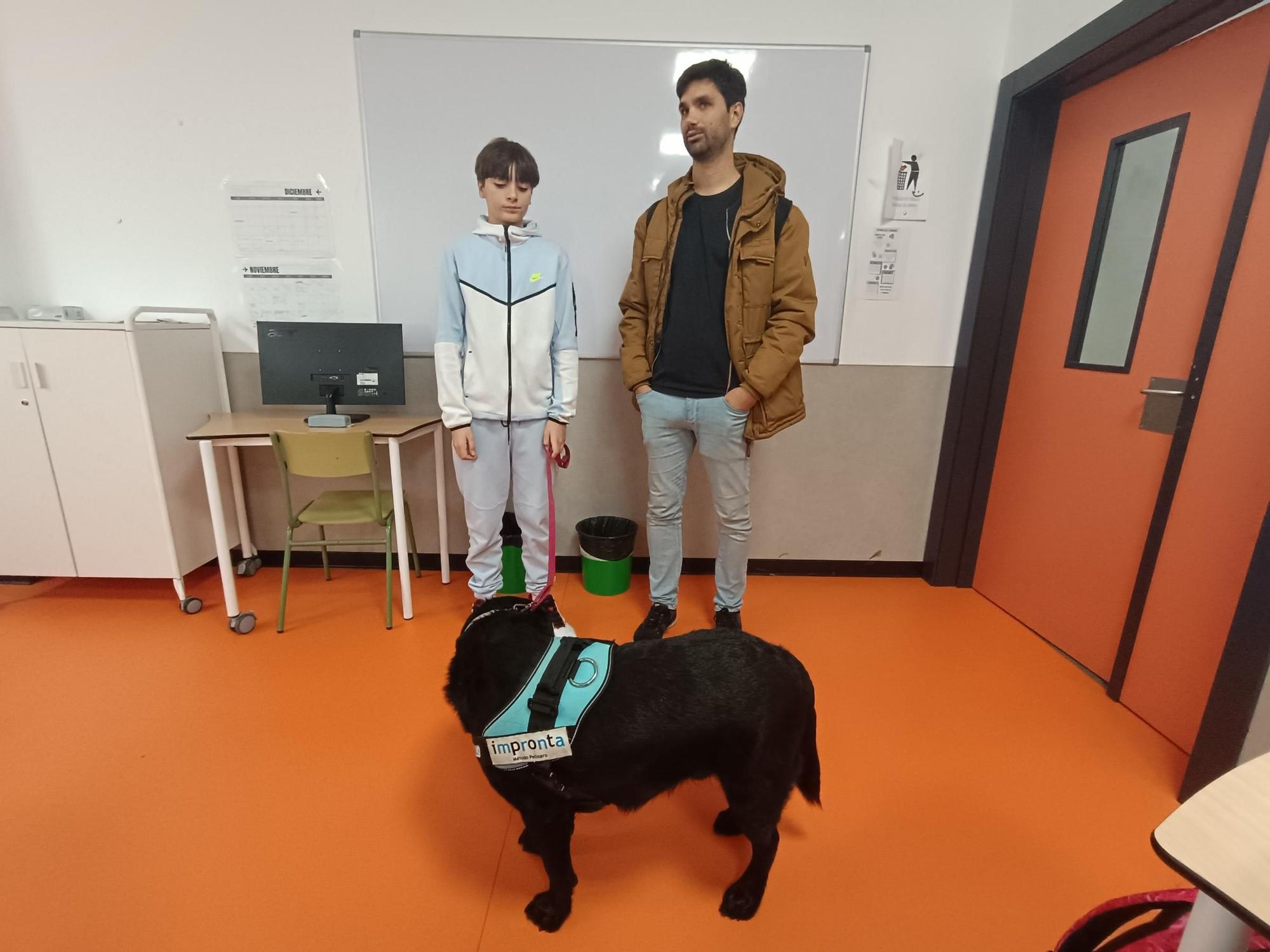 "Turrón", uno más en las clases del Instituto La Fresneda