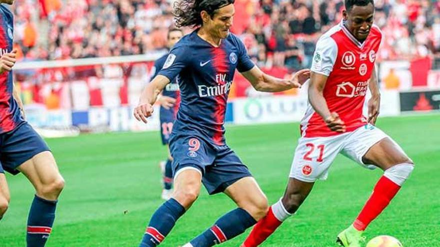 Abdul Rahman en un encuentro de la pasada temporada con el Stade de Reims frente al PSG.