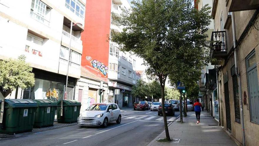 Vista general de la calle Sanjurjo Badía, donde se registró el suceso. // A. Villar