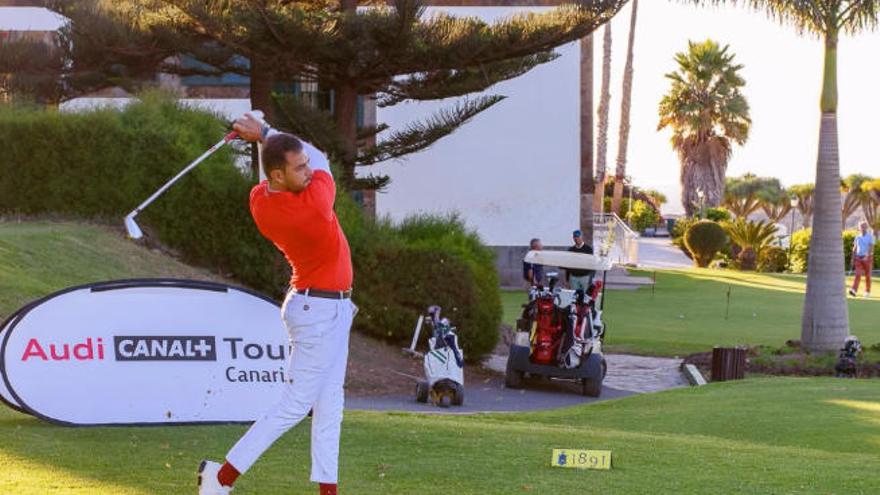 Álvaro Bañares, durante la competición desarrollada en Gran Canaria.