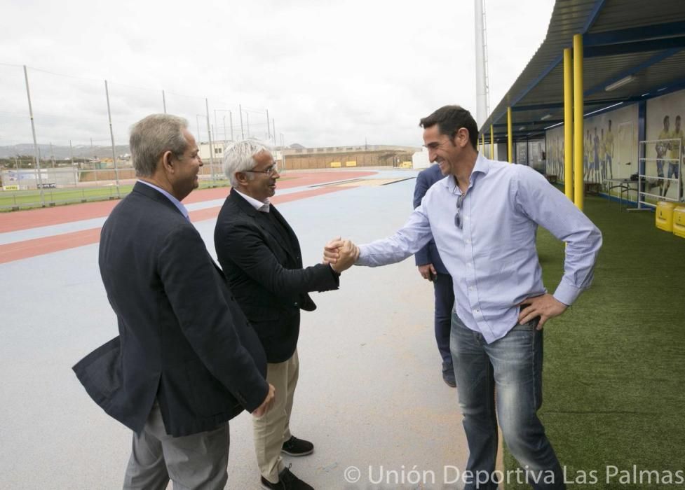 Presentación del nuevo técnico de la UD Las Palmas, Manolo Jiménez