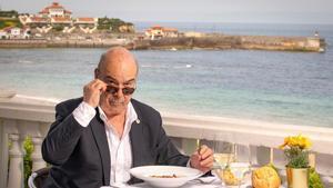 Antonio Resines, en Joseín (Comillas), uno de sus restaurantes favoritos.