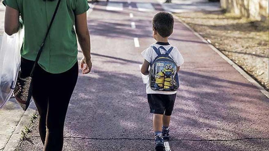 Imagen de la vuelta al ´cole´ del curso pasado.