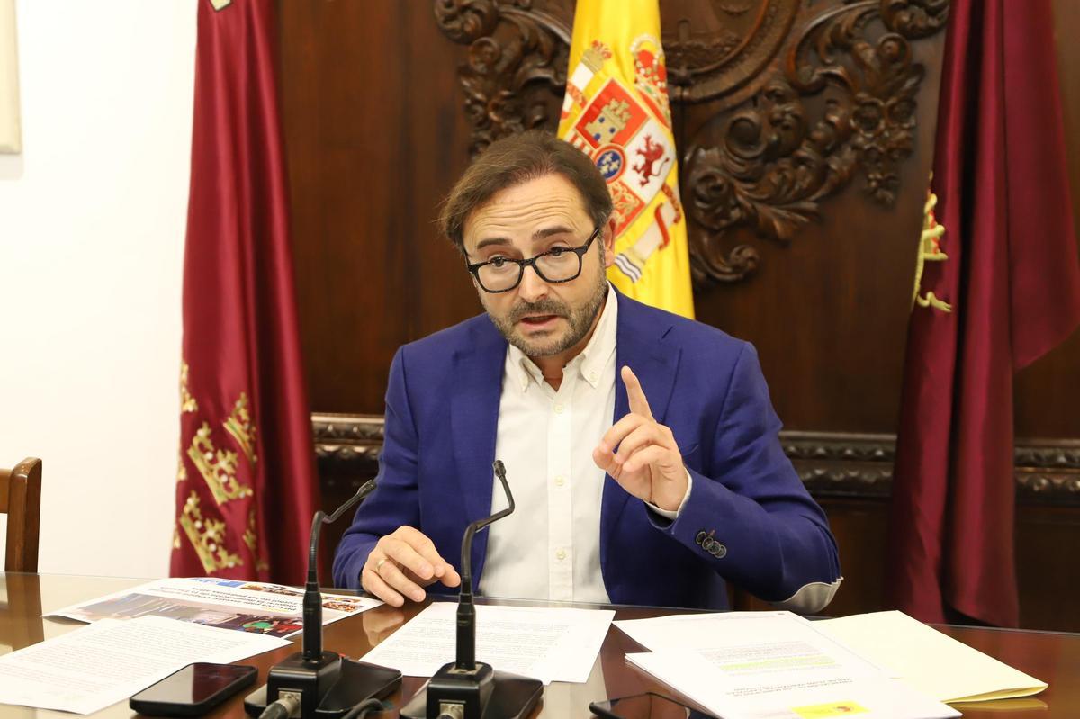 Isidro Abellán, edil del PSOE, en una imagen de archivo.