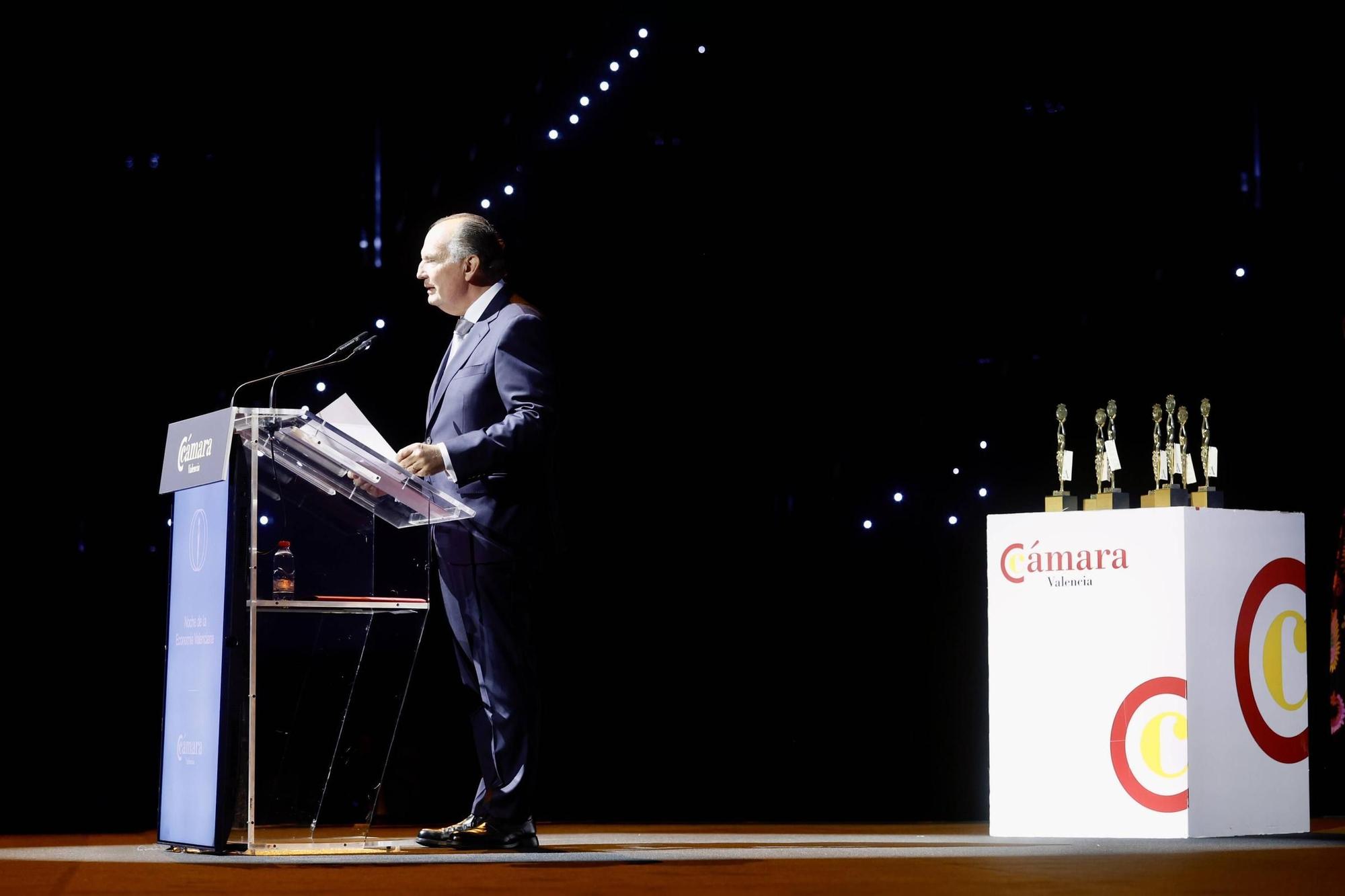 La 'Noche de la Economía Valenciana' de la Cámara Valencia, en imágenes