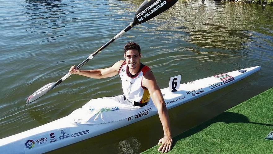 Daniel Abad en las aguas del Mundial.