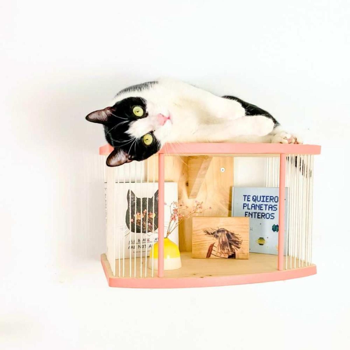 Estantería para gatos de Feel Wood Barcelona