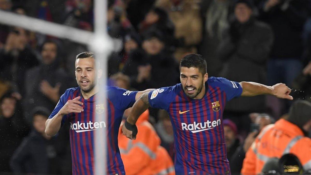 Jordi Alba y Luis Suárez, mejores asistentes de esta Champions