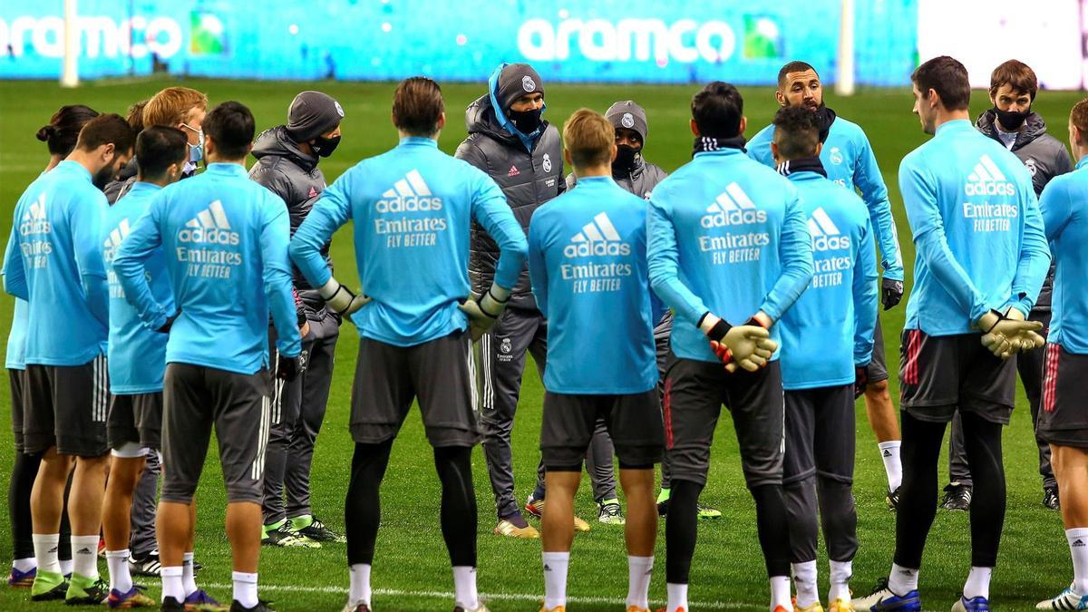 El Real Madrid cierra en La Rosaleda la preparación de la Supercopa