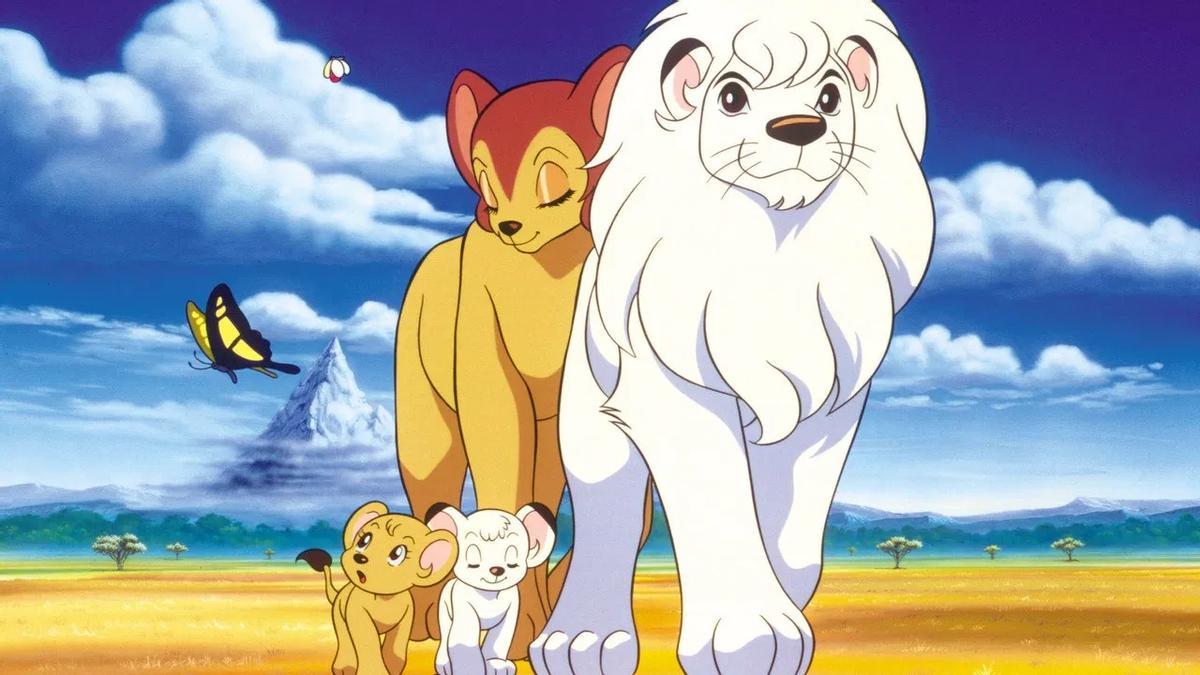 Fotograma de la serie japonesa de animación ‘Kimba. El león blanco’.
