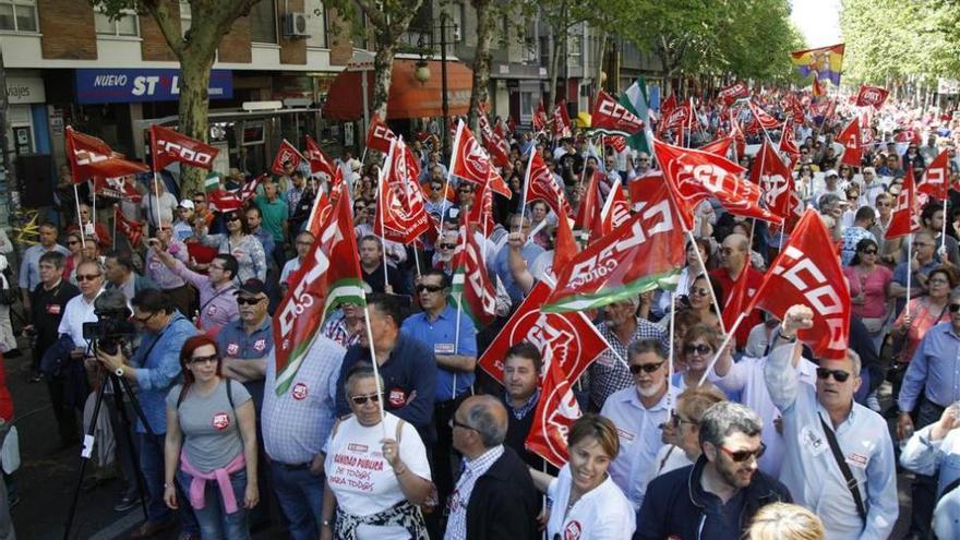 Las manifestaciones del 1 de Mayo recorren las capitales andaluzas