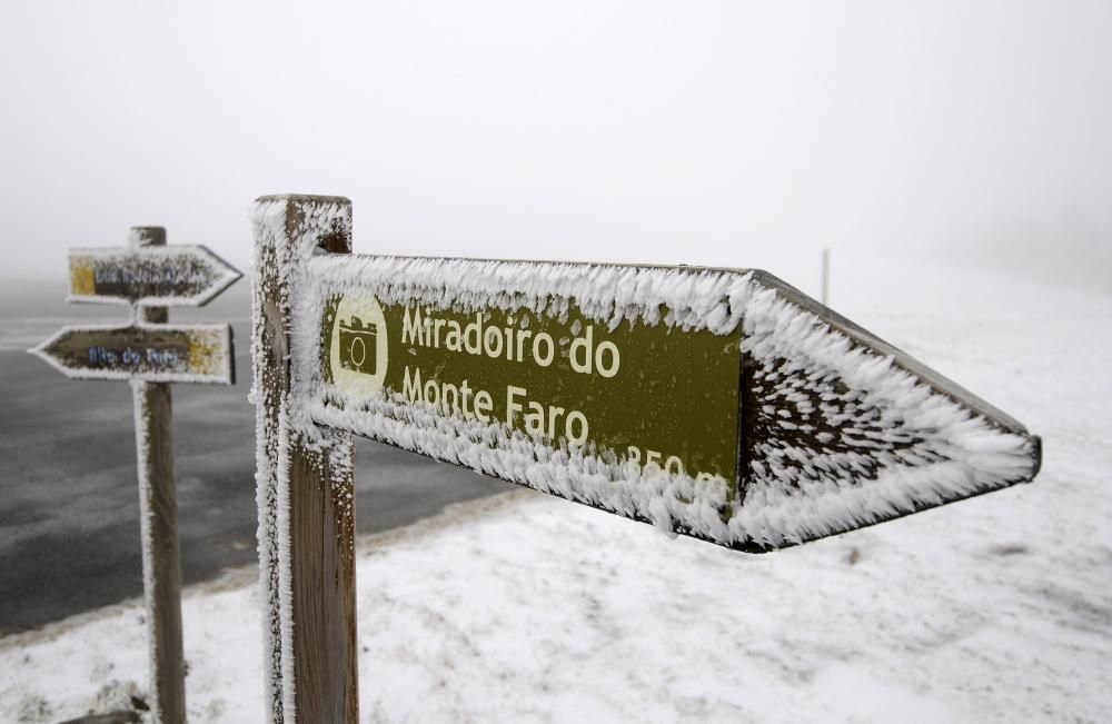 Un manto de nieve para recibir a la primavera