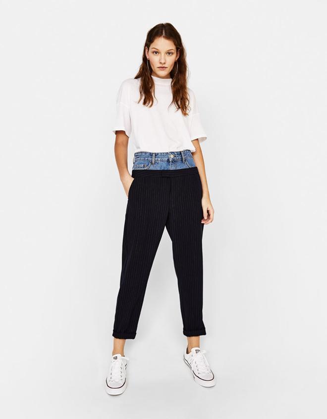 Doble pantalón de Bershka