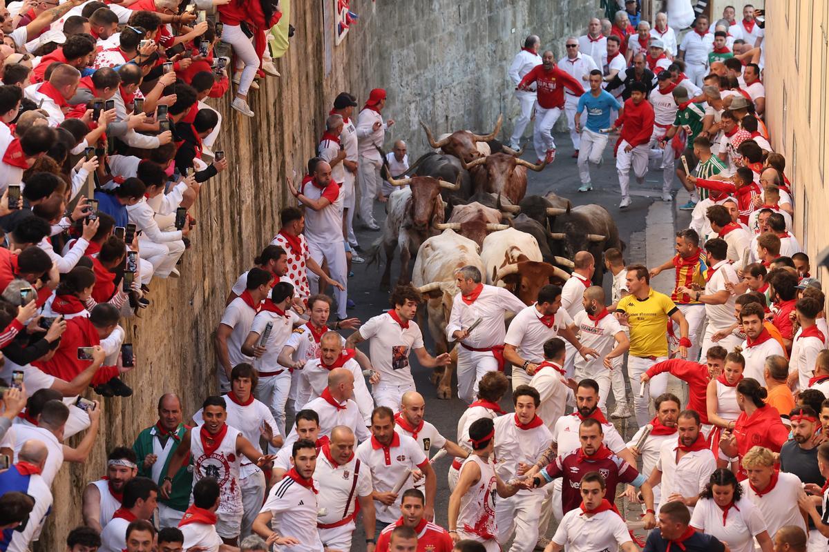 Segundo encierro de los Sanfermines 2023