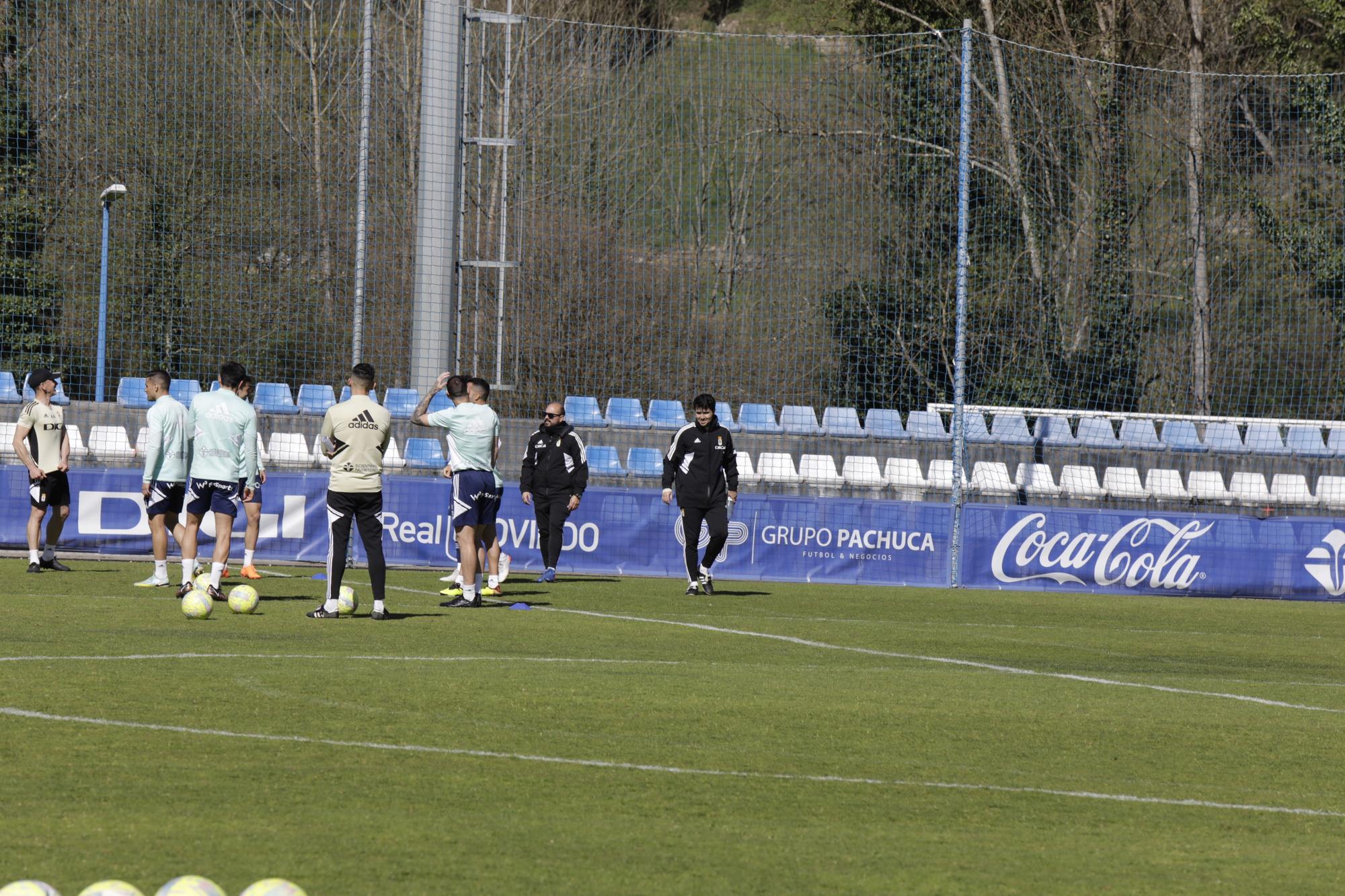 EN IMÁGENES: el entrenamiento del Oviedo