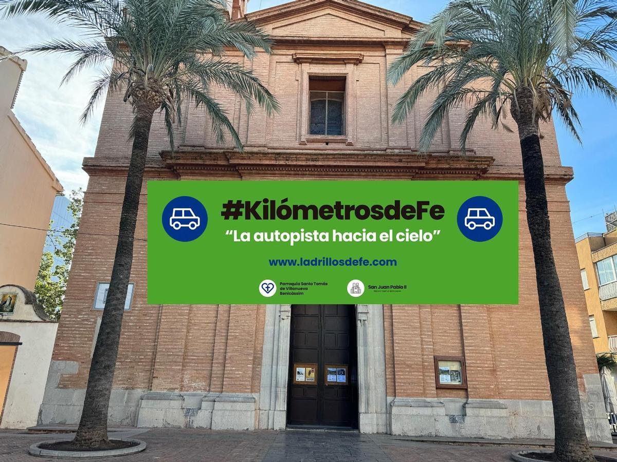 Imagen de la nueva campaña para terminar la iglesia de San Juan Pablo II.