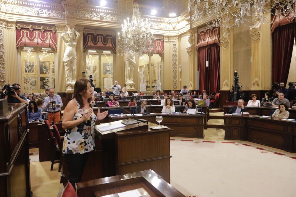 Segunda sesión del debate de política general en el Parlament de les Illes Balears