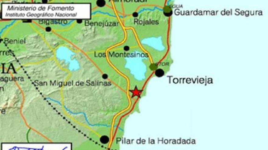 Un terremoto de 2,4 grados despierta a Torrevieja y a parte de la comarca