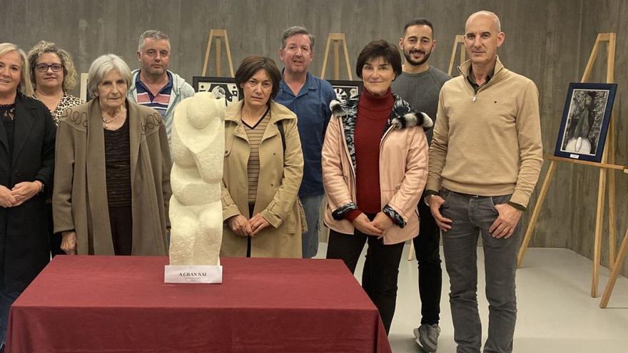 Muestra de Ánxeles Penas en el Centro Etnográfico de Teixeiro