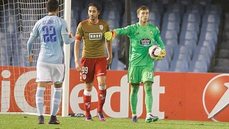 Rubén Blanco, el mejor del Celta // JOSÉ LORES