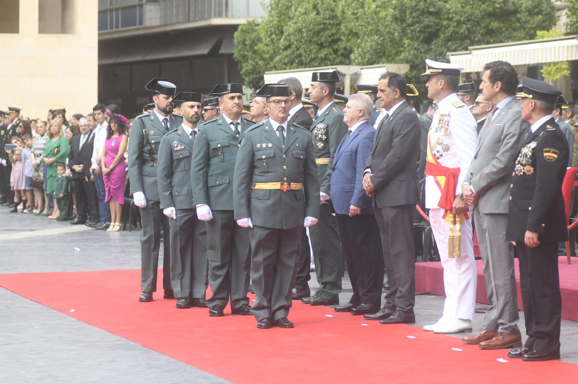 Acto institucional de la Guardia Civil en Murcia por el día de su Patrona