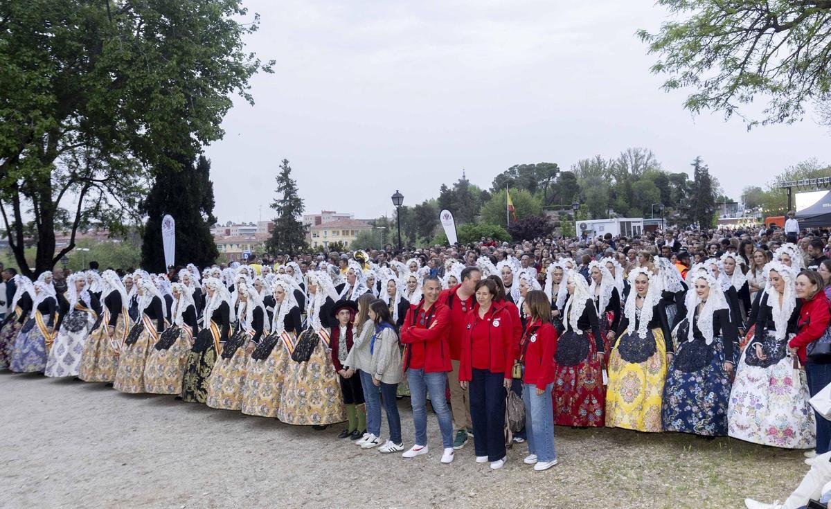 La Cremà de las convivencias de las Hogueras en Toledo