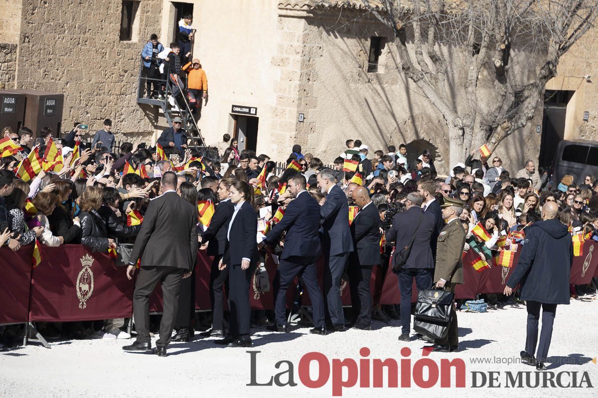 Visita de los reyes de España a Caravaca (explanada de la Basílica)