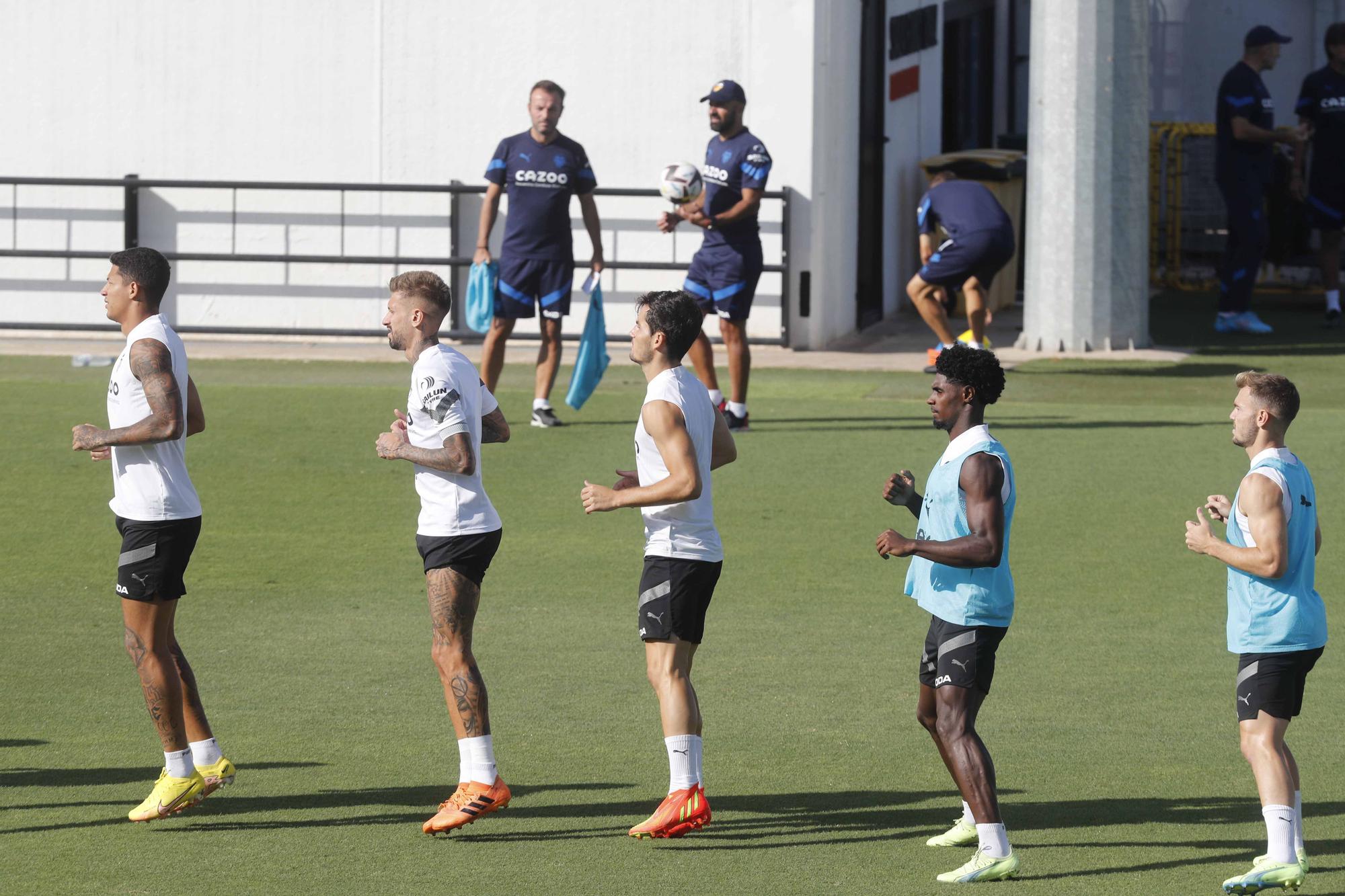 Entrenamiento previo a la segunda jornada de Laliga frente al Athletic de Bilbao