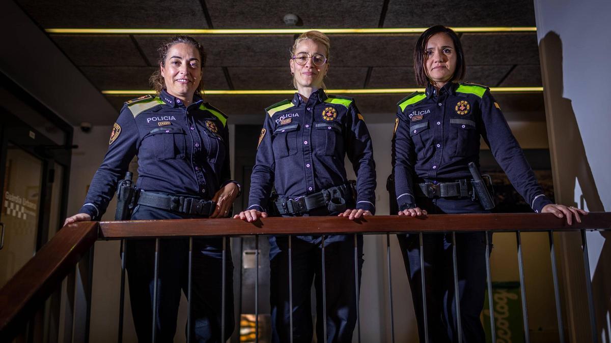 Las mujeres en los mandos de la Guardia Urbana de Barcelona