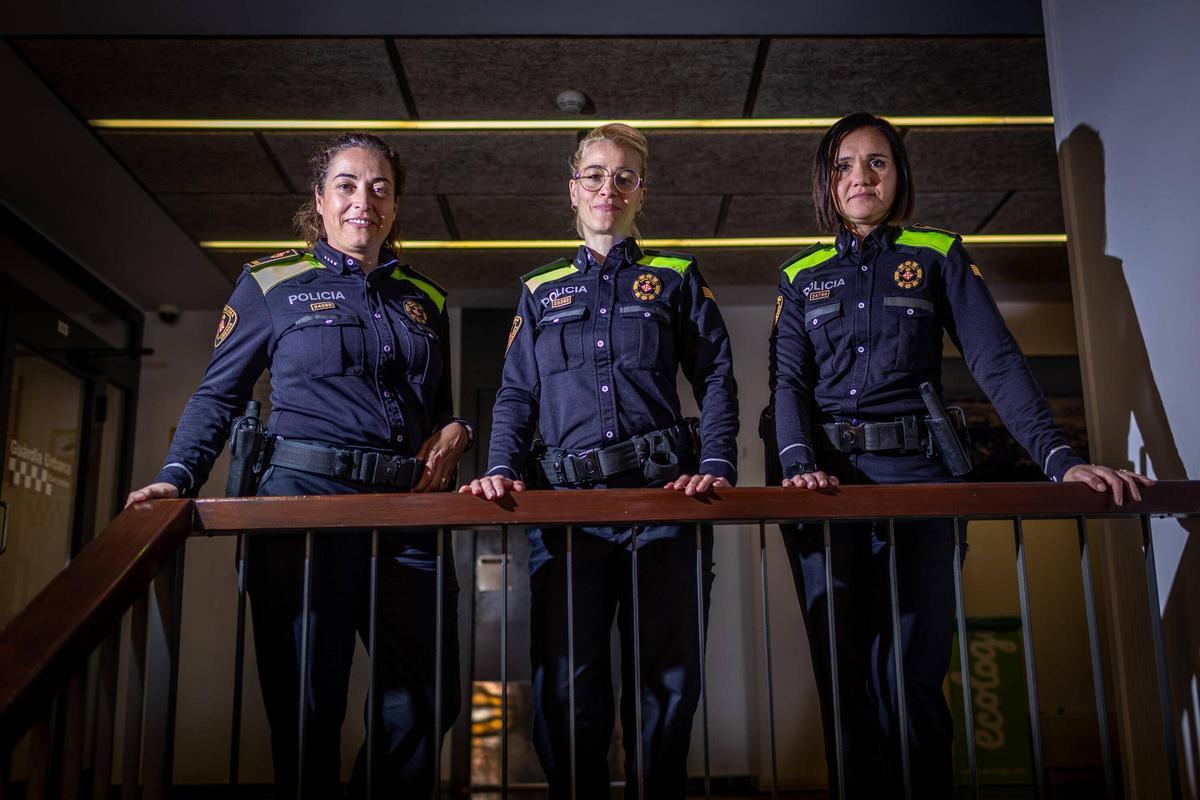 Las mujeres en los mandos de la Guardia Urbana de Barcelona
