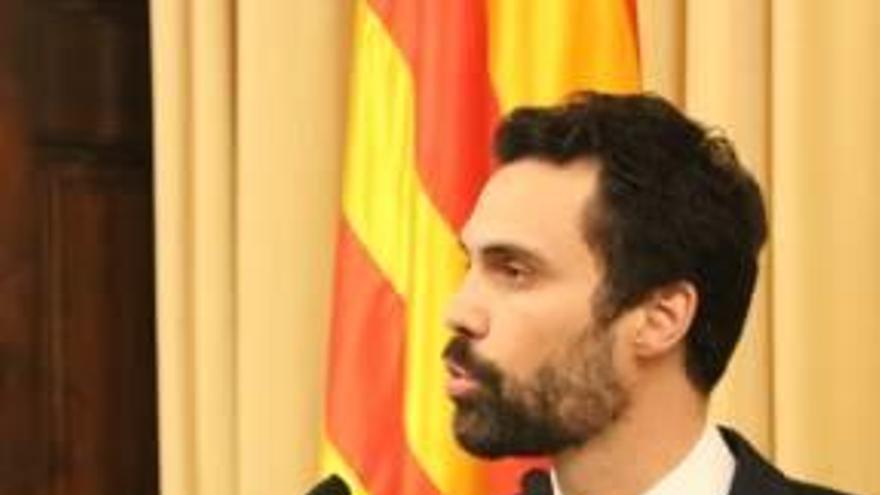 El president del Parlament, Roger Torrent