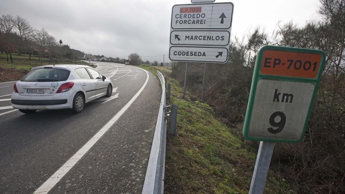 La EP-7001, dirección Codeseda.