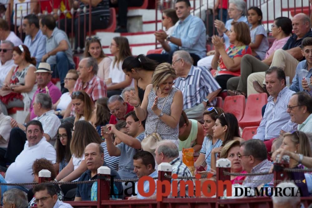 Ambiente en la Condomina durante la novillada de l