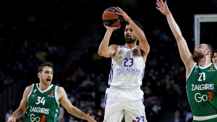 Victoria sin brillo del Madrid sobre el Zalgiris