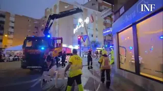 El tambaleo de una farola retrasa la Entrada Mora de Altozano