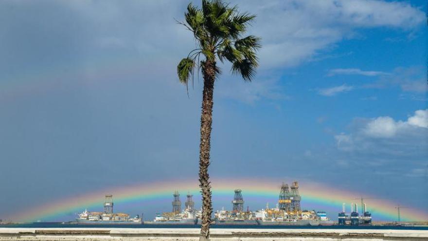 Lluvia en Las Palmas de Gran Canaria (04/02/2021)