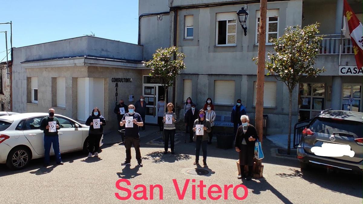 Concentraciones en pueblos de Zamora por la sanidad rural