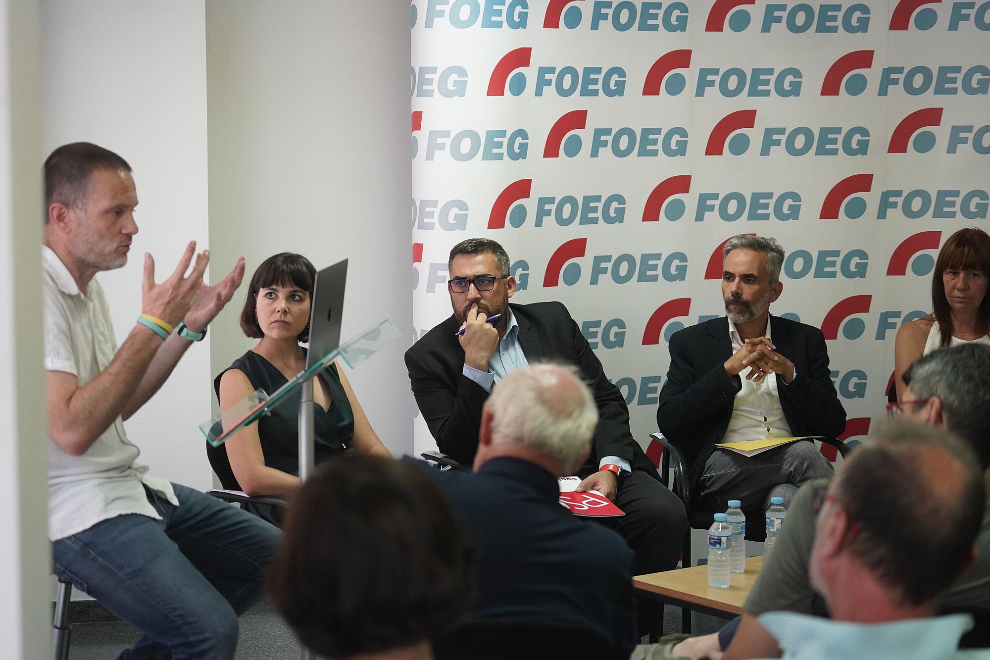 Les millors imatges del debat electoral organitzat oer la FOEG