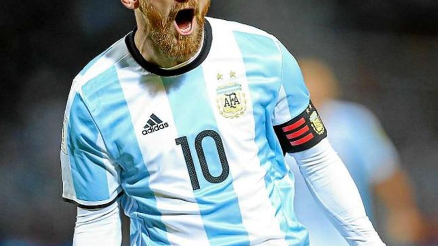 Leo Messi va marcar el gol de la victòria però va sortir tocat del partit