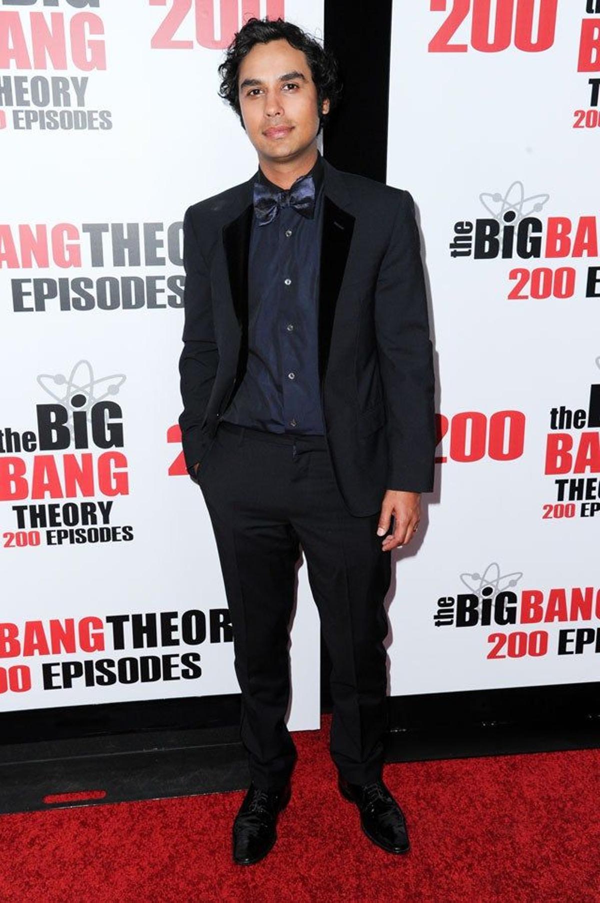 Kunal Nayyar, en  la celebración del capítulo 200 de The big bang theory.