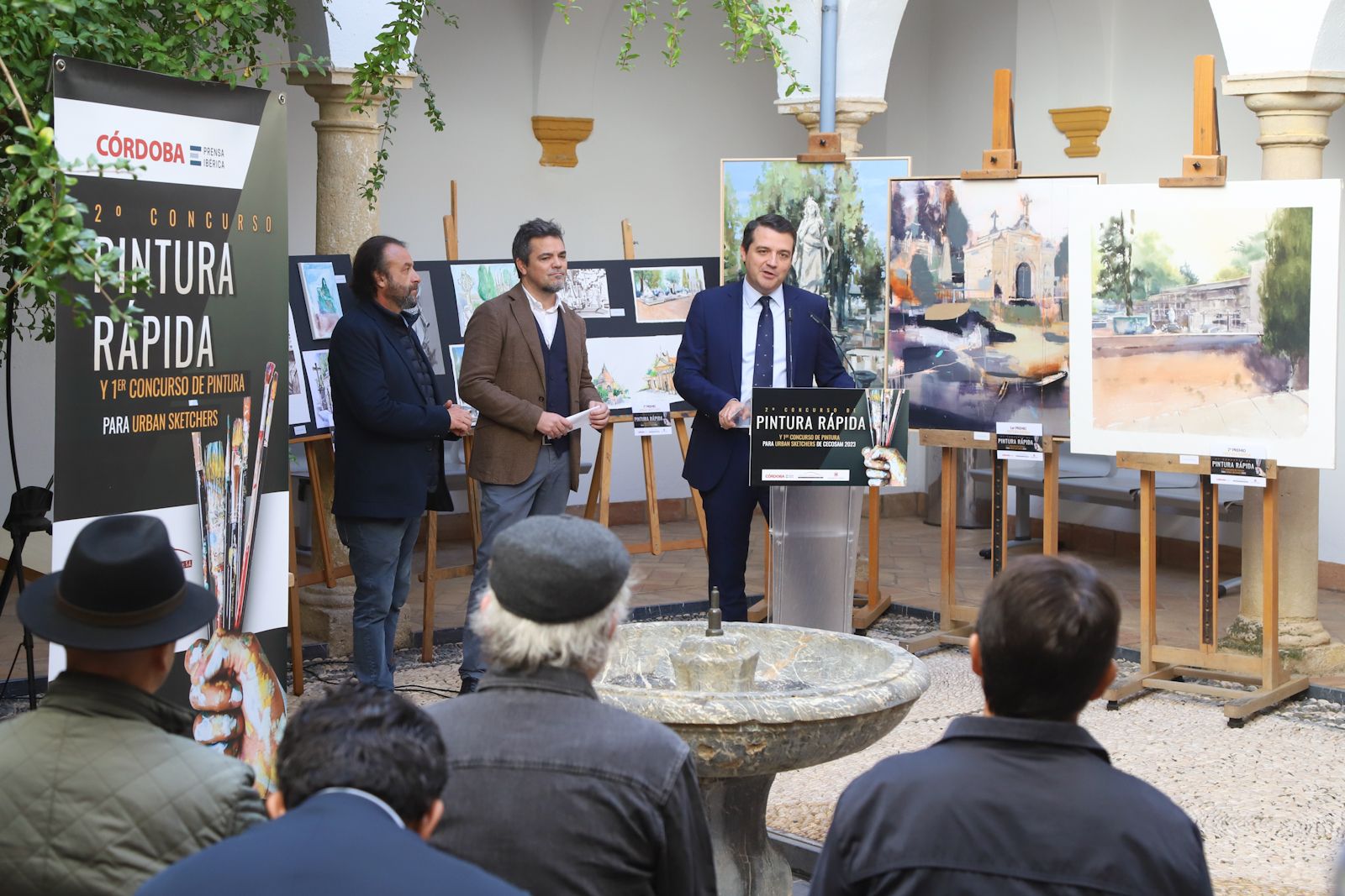 CÓRDOBA y Cecosam entregan unos premios "aliciente" para la pintura rápida y los 'urban sketchers'