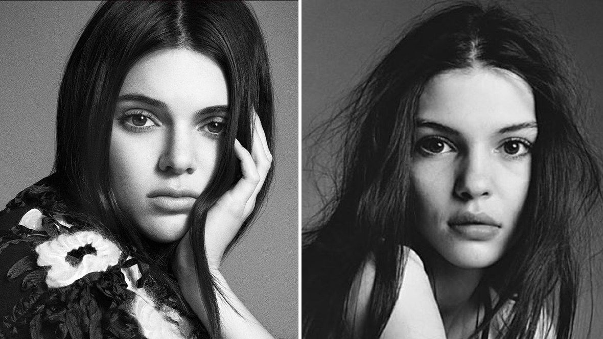 La doble de Kendall Jenner también es modelo