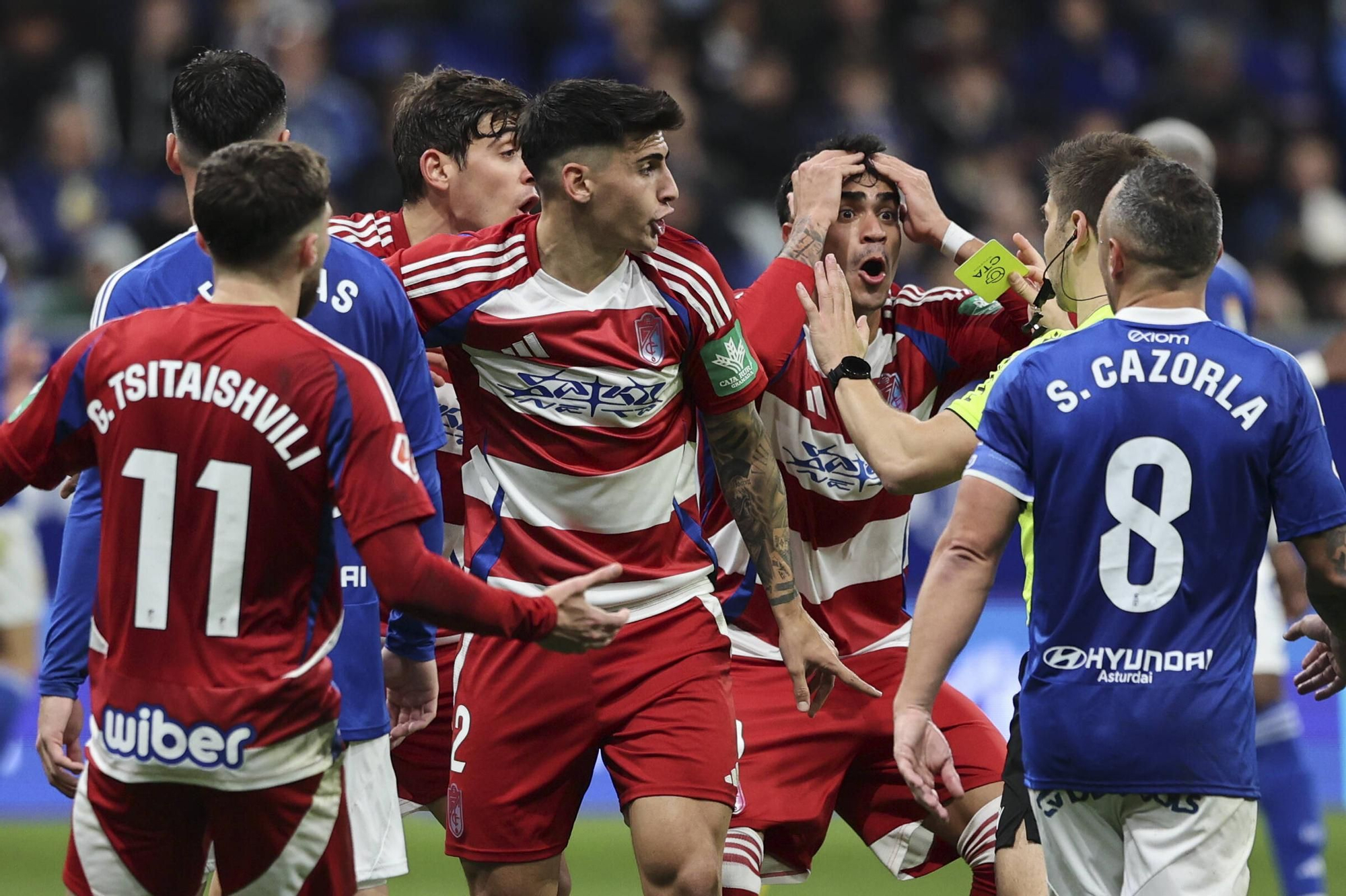 Así fue el partido (en imágenes) entre el Real Oviedo y el Granada