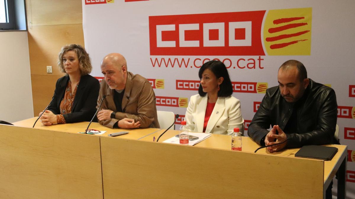 Roda de premsa de CCOO