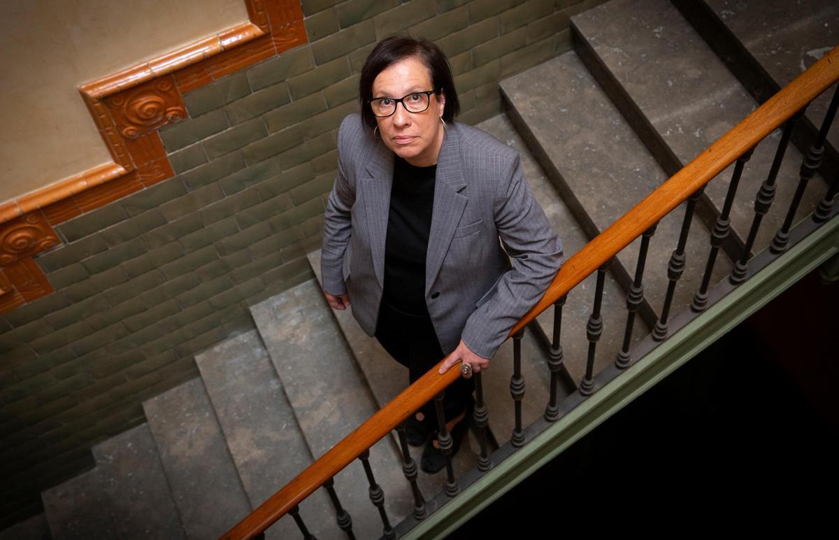 Raquel Gil, este jueves en el Ayuntamiento de Barcelona.